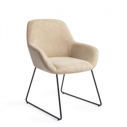 JesperHomeEetkamerstoelKushiSlideBlack-DesertDunes