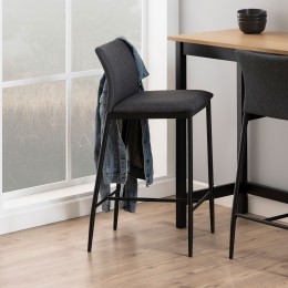 BendtBarstoelNunaStof-Grijszithoogte67cm