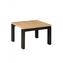 TowerLivingBijzettafelLidoEikenenmetaal60x60cm-Naturel-Vierkant