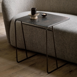 EthnicraftBijzettafelEllipseMinerals45x40cm-Umber