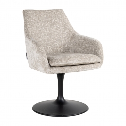 RichmondEetkamerstoelMarlonChenille-Pearl