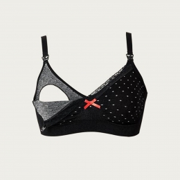 BBVoedingsbhZwangerschapsbhFastFoodDotBlack