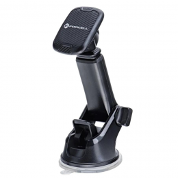 Forcell-MagnetischeTelefoonhoudervoorinAuto-360Draaibaar-MetZuignap-Zwart