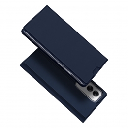 DuxDucis-TelefoonHoesjegeschiktvoorOppoReno12-SkinPro-BookCase-Blauw