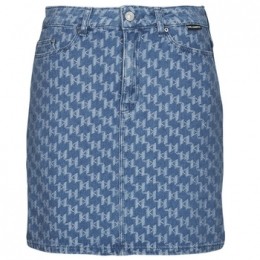 RokKarlLagerfeldMONOGRAMJCQDENIMSKIRT