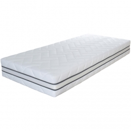 LeenBakker-MatrasSvenPocketvering-70x200x24Cm-Polyester-Wit