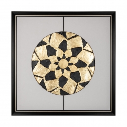 RichmondWallArtSun-Zwart