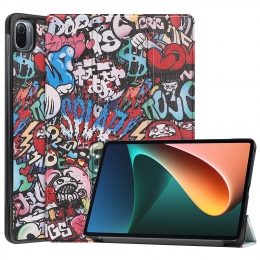 XiaomiMiPad55ProHoes-Tri-FoldBookCase-Graffiti