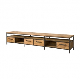 TowerLivingTv-meubelLivornoTeak240cm-Hout