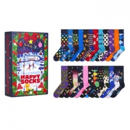 Happysocks24stuksAdventCalendarSocksGiftSetActie