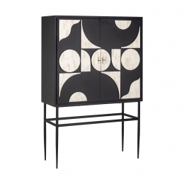 RichmondOpbergkastMendoza150x100cm-Zwart