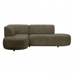 20korting-LeenBakker-HoekbankLunaLinks-Rebel-Stof-Groen-170x260x80Cm