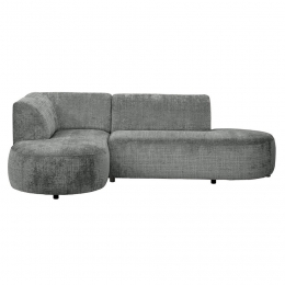 20korting-LeenBakker-HoekbankLunaLinks-Cremona-Stof-Grijs-170x260x80Cm