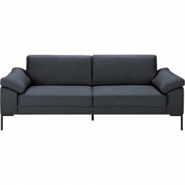 20korting-LeenBakker-BankTom3-zits-Basel-Antraciet-Stof-Grijs-92x222x84Cm