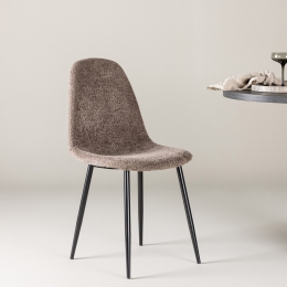 NohrEetkamerstoelAustinaBoucl-Grijs