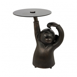 RichmondBijzettafelApe60x45cm-Brons-Rond