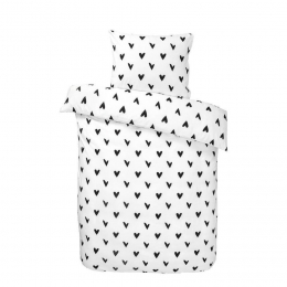 25korting-LeenBakker-EasyDekbedovertrekElaine-140x200Cm-Katoen-Wit