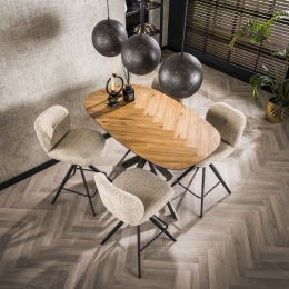 LifestyleFurnOrganischeBartafelSamyraVisgraatTeakhout140x80cm-Gerecycledteakhoutfineer