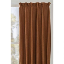 LeenBakker-GordijnLuca-140x280Cm1Stuk-Polyester-Bruin