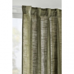 LeenBakker-GordijnDante-140x280Cm1Stuk-Polyester-Groen