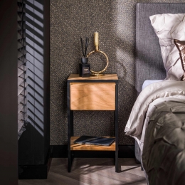 LifestyleFurnNachtkastjeShellinaAcaciahoutMet1lade-Massiefacacianaturel