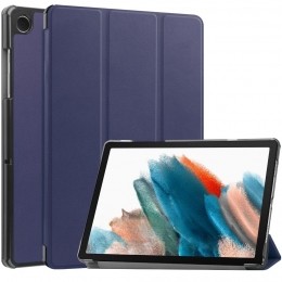 Case2go-TablethoesvoorSamsungGalaxyTabA92023-Tri-foldhoesmetautowakefunctie-8inch-Blauw