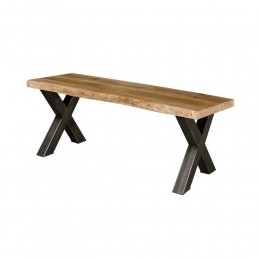 TowerLivingEetkamerbankXabiaAcaciahout155cm-Bruin