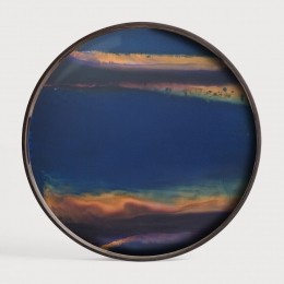 EthnicraftRondDienbladTribalQuest48cm-Indigo