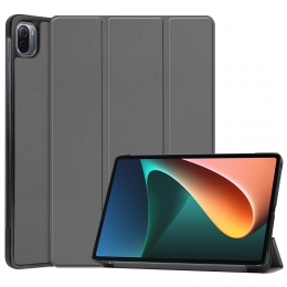 XiaomiMiPad55ProHoes-Tri-FoldBookCase-Grijs