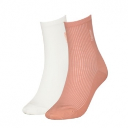 CalvinKlein2stuksWomenRibSockActie