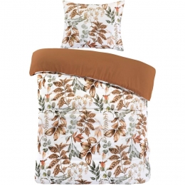 25korting-LeenBakker-DekbedovertrekCelina-Witterra-140x220Cm-Microvezel-RoodWit