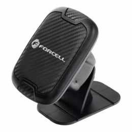 Forcell-MagnetischeTelefoonhoudervoorinAuto-360Draaibaar-ZwartCarbon