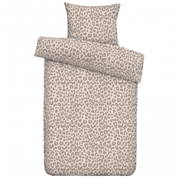 25korting-LeenBakker-DekbedovertrekTobias-Zandtaupe-140x200220Cm-KatoenPolyester-TaupeBeige