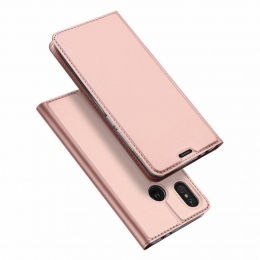 MotorolaMotoOnePowerhoesje-DuxDucisSkinProBookCase-Roze