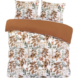 25korting-LeenBakker-DekbedovertrekCelina-Witterra-240x220Cm-Microvezel-RoodWit