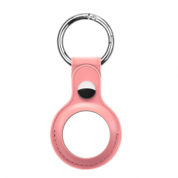 Case2go-PUlederenHoesjegeschiktvoorAppleAirTag-HangergeschiktvoorAirtag-HoesjegeschiktvoorAppleAirtag-Roze