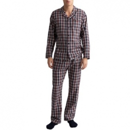 GantWovenCottonCheckPajamaSetActie