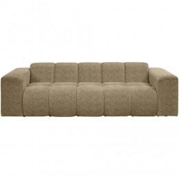 20korting-LeenBakker-BankBeau3-zits-Raven-Stof-Taupe-94x247x70Cm