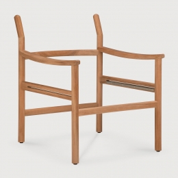 EthnicraftOutdoorLoungestoelSafariTeakhoutExclStoelhoes-Naturel