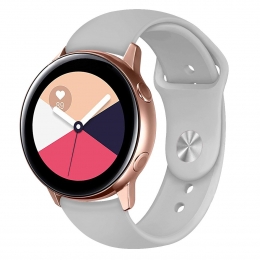 Case2go-BandjegeschiktvoorSamsungS3ClassicS3Frontier-SiliconenHorlogeband-Smartwatchbandje-46mm-Grijs