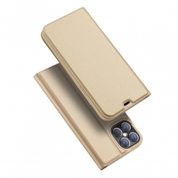 iPhone12ProMaxhoesje-DuxDucisSkinProBookCase-Goud