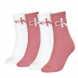 CalvinKlein4stuksWomenLogoSockGiftBoxActie