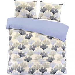 25korting-LeenBakker-DekbedovertrekBoaz-Witblauw-240x220Cm-Polyester-WitBlauw