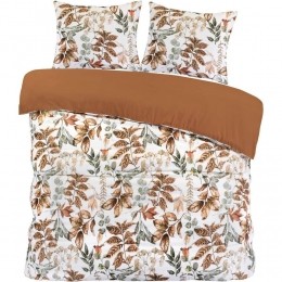 25korting-LeenBakker-DekbedovertrekCelina-Witterra-240x220Cm-Microvezel-WitRood