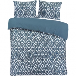 25korting-LeenBakker-DekbedovertrekFez-240x220Cm-Polyester-Blauw