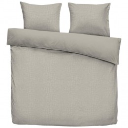 25korting-LeenBakker-DekbedovertrekCozyContour-Zand-240x220Cm-Polyester-GrijsBeige