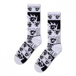 HappySocksAnimeStripeSneakerSockActie