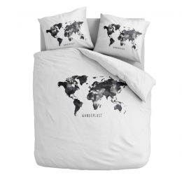 Sale-32DekbedovertrekWanderlust-Lits-Jumeaux240x220Cm-MeerkleurigMicrovezel--FreshAndCo-Dekbed-Discounternl