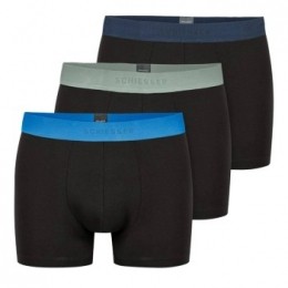 Schiesser3stuks95-5OrganicCottonWovenShortsActie