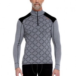 DovreHalfZipJacquardBaselayerActie